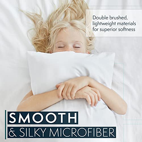 HC Collection Pillow Cases Standard Size/Queen Size Set of 2- Microfiber, Extra Soft Pillowcases - Easy Care & Machine Washable - Sage - Image 4
