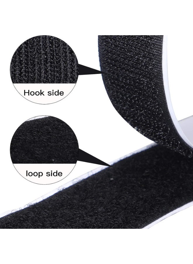 Heavy Duty Hook and Loop Tape 2 Pack – 2m x 2.5cm Black Self-Adhesive Mounting Strips for Organizing, Crafting, Home, Office, and Indoor/Outdoor Use - Image 5