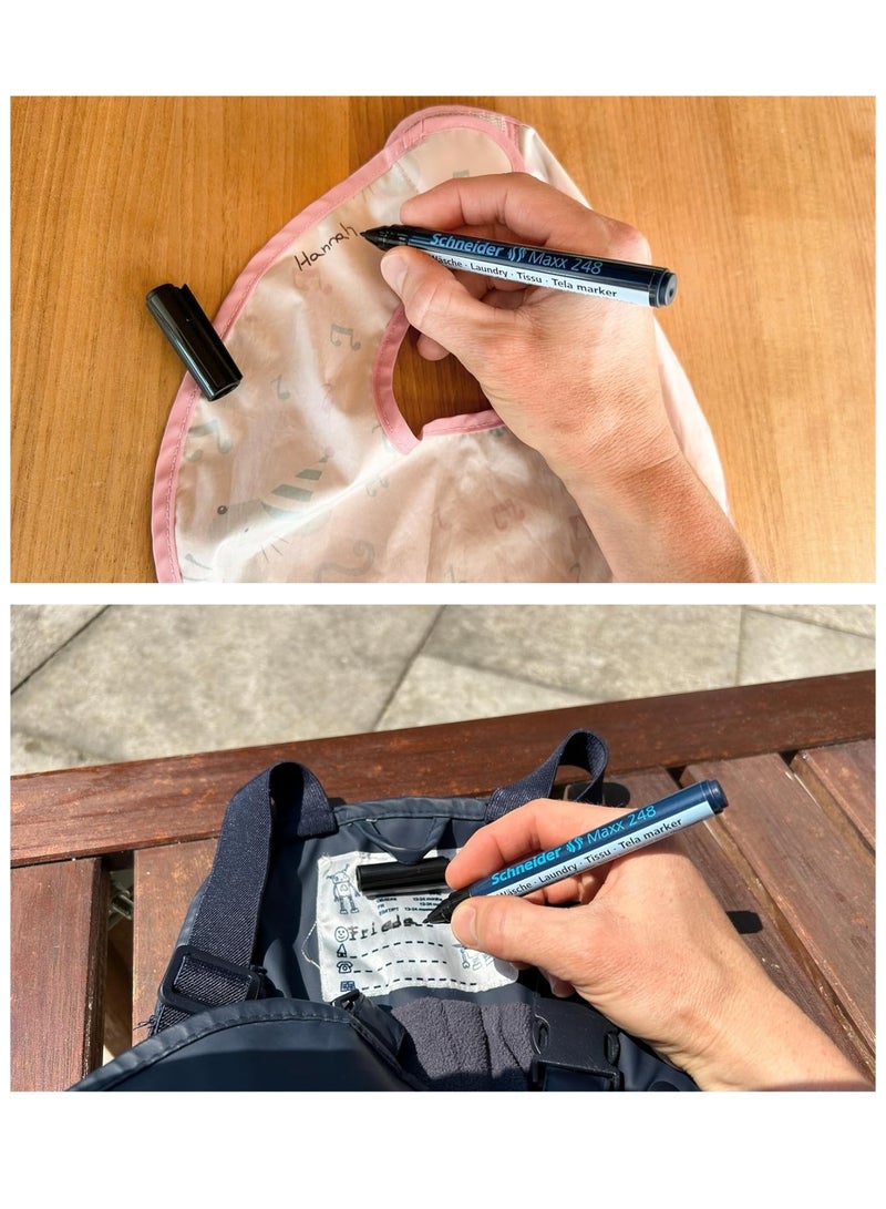 Schneider 1-Piece Maxx 248 Laundry Marker Black - Image 3