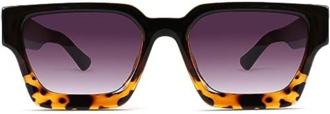 GFUIARA Trendy Square Sunglasses for Men Women Fashion Thick Rectangle Sun Glasses UV Protection Shades Designer Style - Image 3