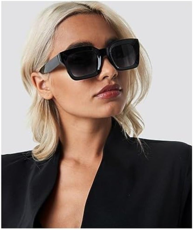 GFUIARA Trendy Square Sunglasses for Men Women Fashion Thick Rectangle Sun Glasses UV Protection Shades Designer Style - Image 5