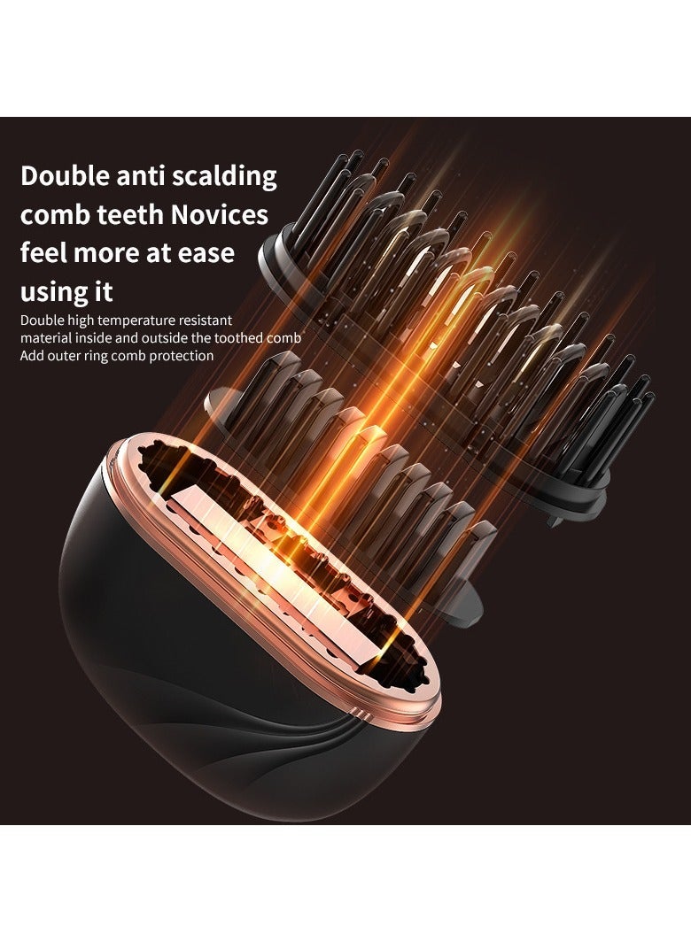 general Portable Cordless Electric Hair Styling Brush USB Rechargeable Hair Straightener Comb Lightweight Wireless for Home Travel Commute - Image 2