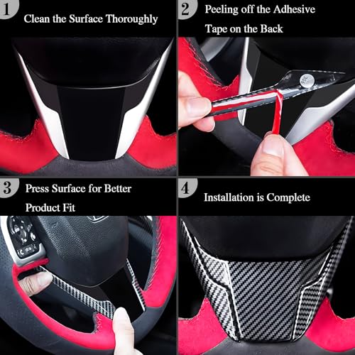 JUIVEEL ABS Car Exterior Door Handle Cover Set Outside Door Handle Cover Compatible with Hyundai Santa Fe 2024-2025 MX5 Accessories [Button Version]（Gloss Black Style） - Image 3