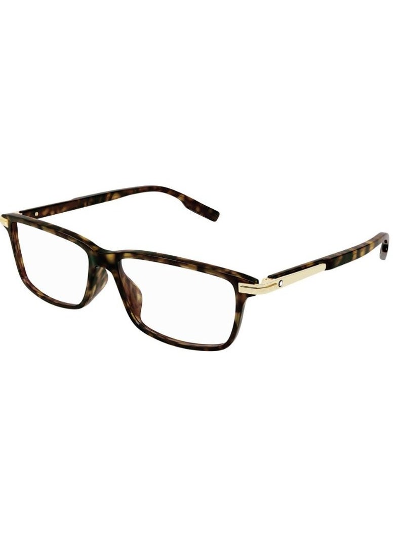 MONTBLANC إطار نظارات مستطيل من مونت بلانك MB0217O 002 55  - Image 1