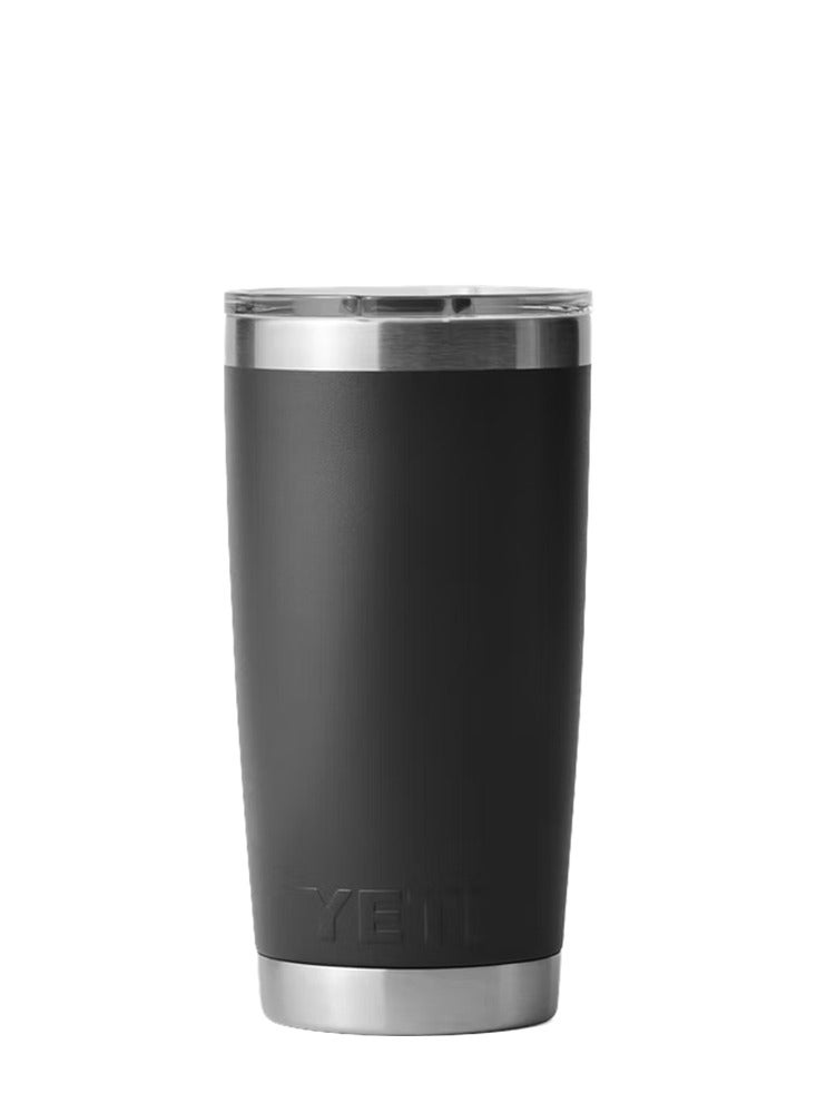 YETI Rambler 20 oz Tumbler, Stainless Steel, Vacuum Insulated with MagSlider Lid Black - Image 1