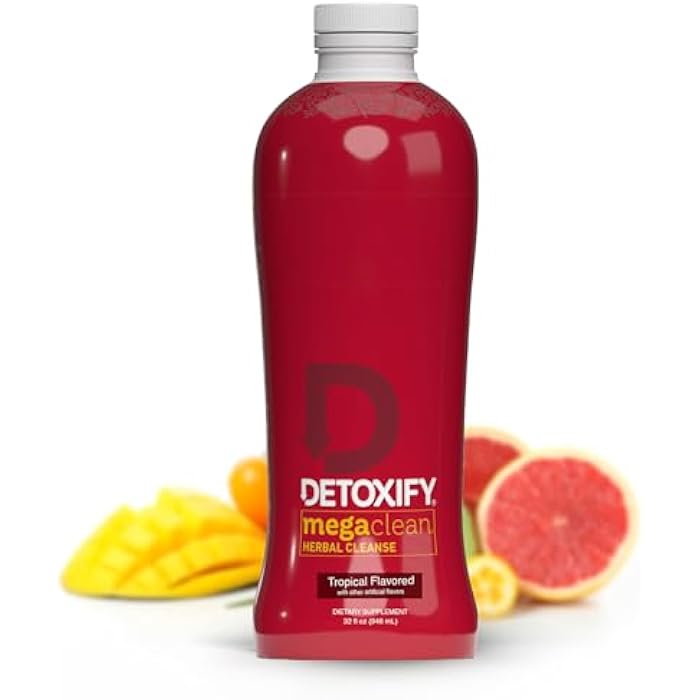 Detoxify – Mega Clean Herbal Detox Cleanse Drink – Full body cleanse detox for women and men - Same day results - Plus sticker - Image 1