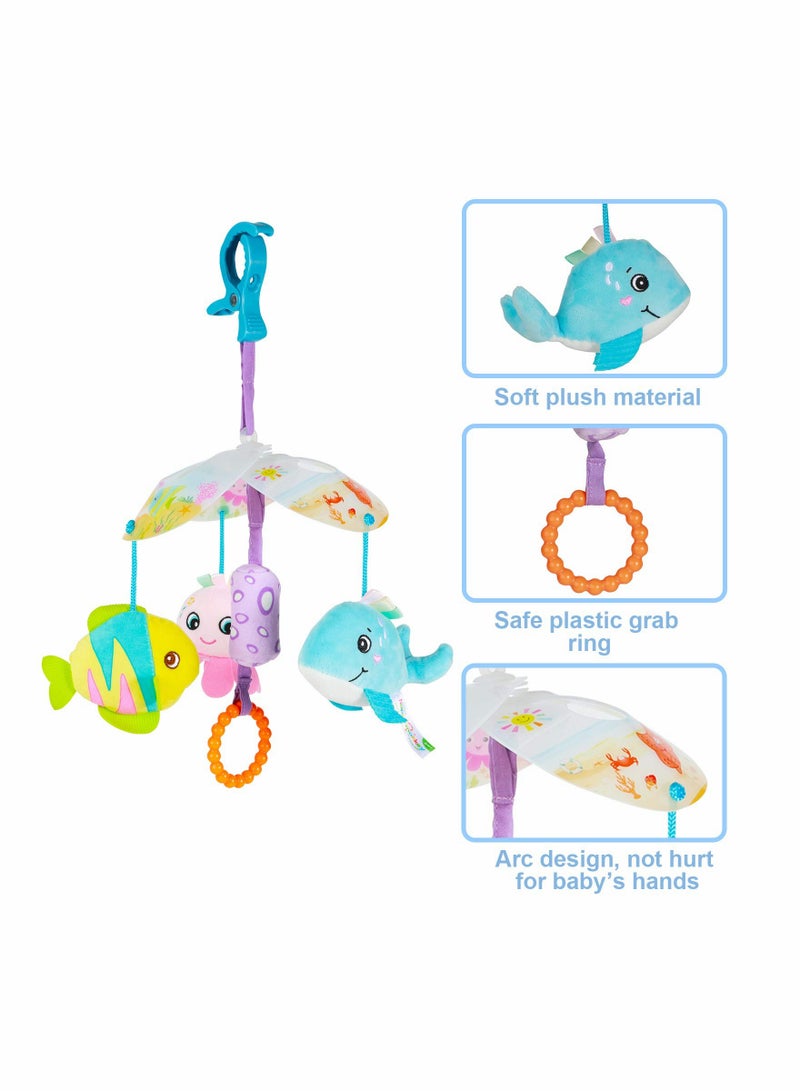 Baby Toys, Can Be Clipped On Car Seat Toys and Baby Stroller Toys, with Hanging Baby Rattles, Sensory Toys for Infants and Young Children, Suitable for Boys and Girls Over 3 Months Old - Image 5