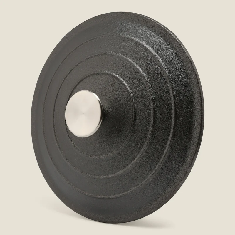 Simply Kitchen CAST IRON ROUND DUTCH OVEN 24CM-BLACK