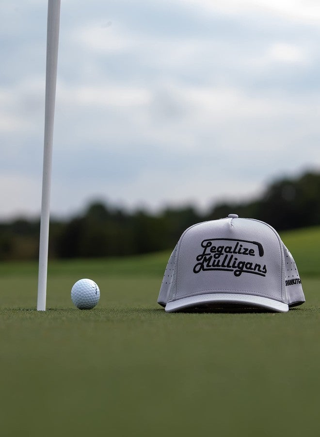 SHANKITGOLF Legalize Mulligans Adjustable Funny Golf Hat Novelty Gag Gift Gray One Size, Gray, One Size - Image 3