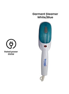 TOBI Tobi Electric Garment Steamer, 650 Watt 9, White/Blue  - Image 3