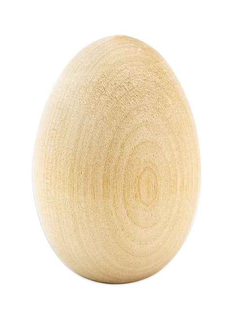Hygloss Products Wooden Eggs - Unpainted Natural Wood Eggs Great For Easter Crafts - 1-3/4 X 2-1/2 Inches  12 Pack -- 12 Eggs