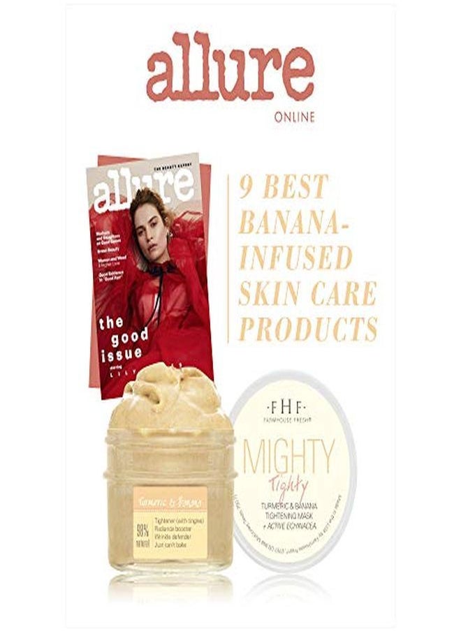 FarmHouse Fresh Mighty Tighty Turmeric & Banana Tightening Mask, 3.2 Fl Oz  - Image 5
