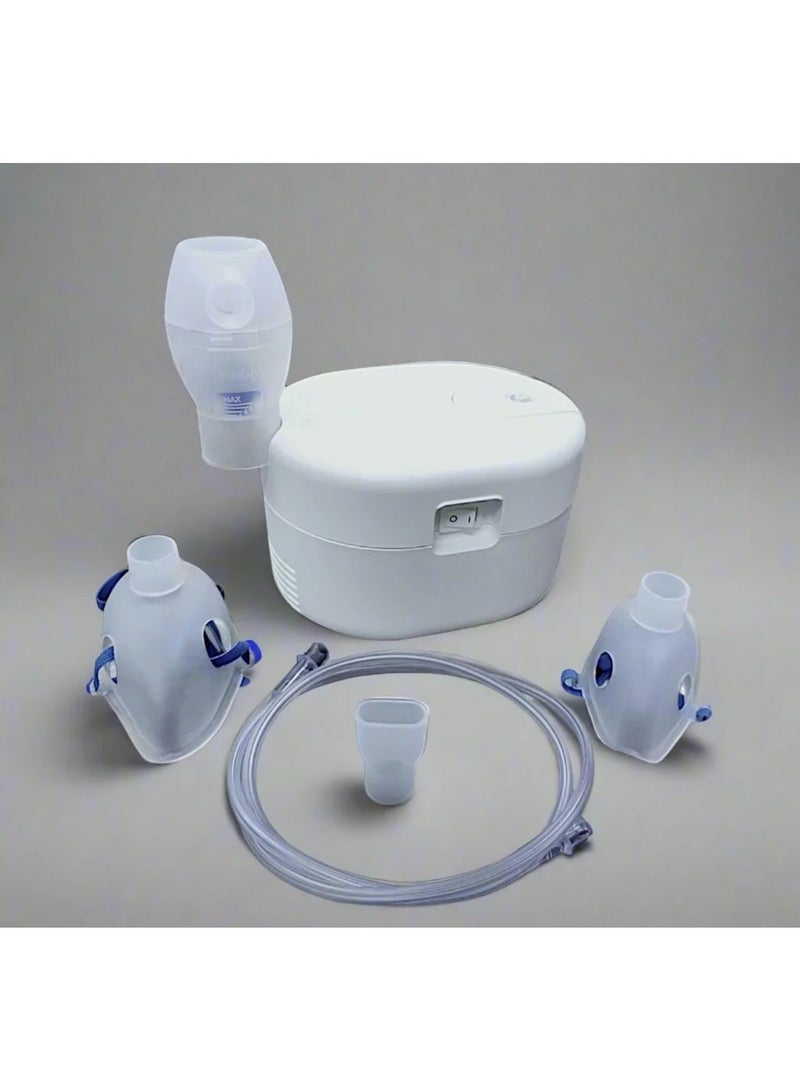 Omron Ultra Compact & Low Noise Compressor Nebulizer NEC-106 For Child & Adult White - Image 4