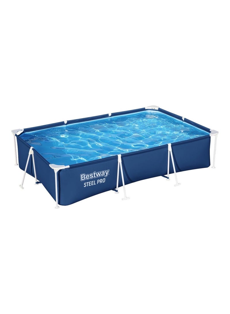 Bestway Steel Pro Above Ground Pool Set – Heavy-Duty Steel Frame Swimming Pool with Durable PVC Liner, Filter Pump, and Easy Setup for Backyard Family Fun and Summer Relaxation - Image 1