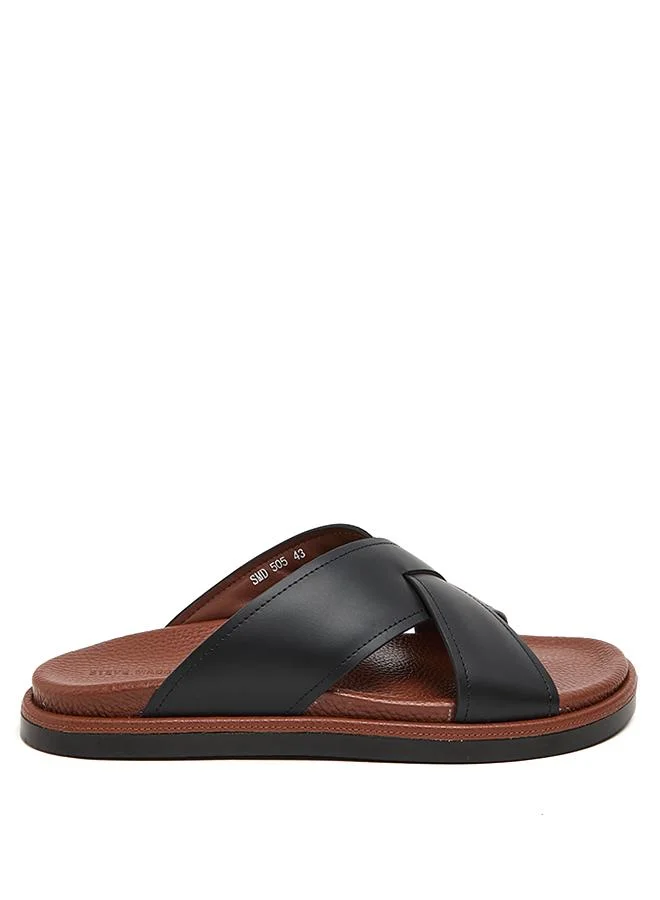 ستيف مادن SMD505 Black Men's Comfort Sandals