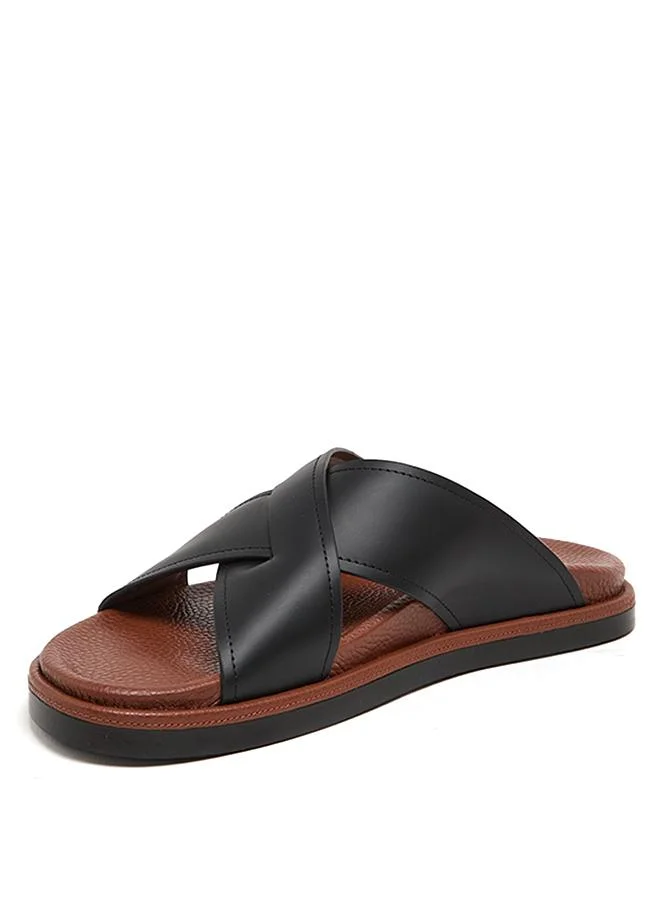 ستيف مادن SMD505 Black Men's Comfort Sandals