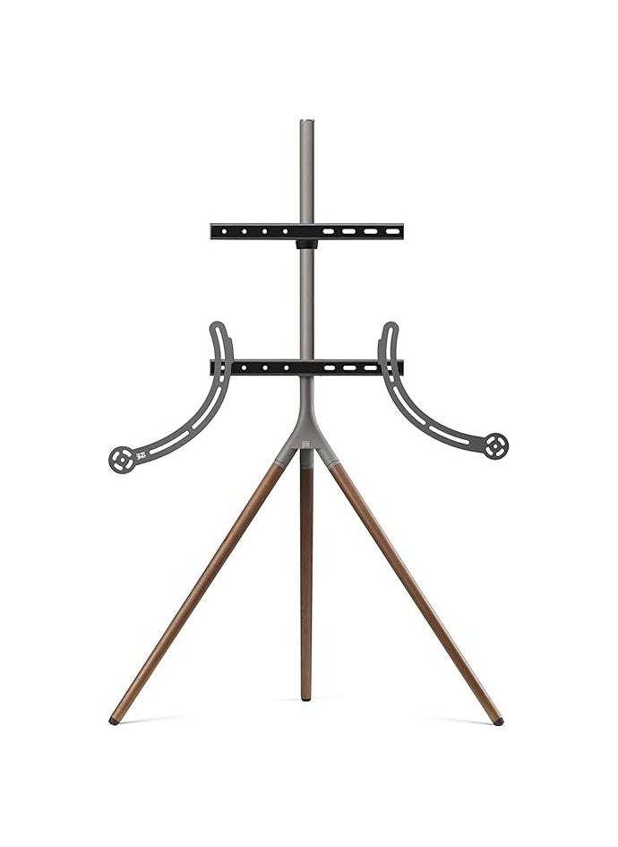 Generic - One For All Universal Tripod TV Stand – Screen Size 32-65”- LCD/LED/Plasma/OLED/QLED TVs – 360° Swivel and Height Adjustable – VESA 400x400 – Elegant Design - WM7471 - Image 1