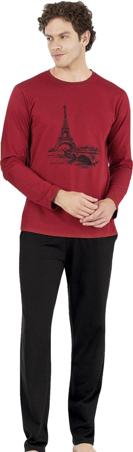 pierre cardin Men's Pajama Set, Cotton, Pocket Detail 