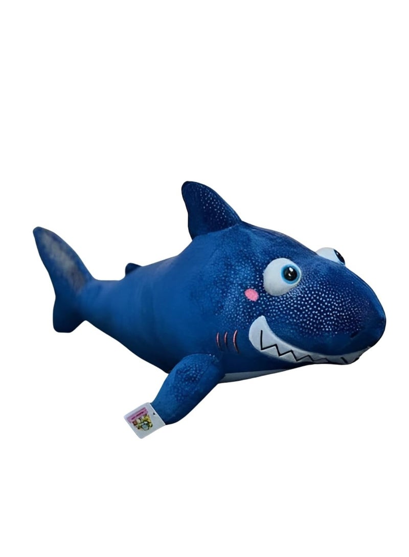 UNIVERSAL TOYS 24-Inch Soft Shark Plush Toy - Adorable Stuffed Animal for Kids & Toddlers | Cuddly & Durable Eye Shark Plush | Perfect for Playtime, Bedroom Decor, Gifts & Ocean Animal Lovers  - Image 1