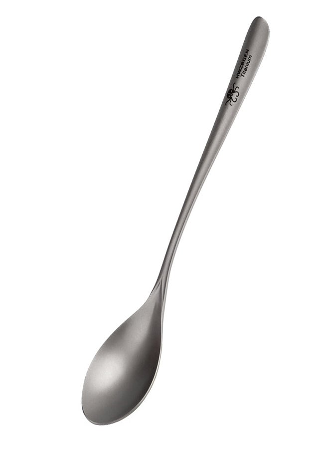 HWZBBEN Lightweight Titanium Spoon for Home Outdoor Camping Hiking Picnic - Image 1