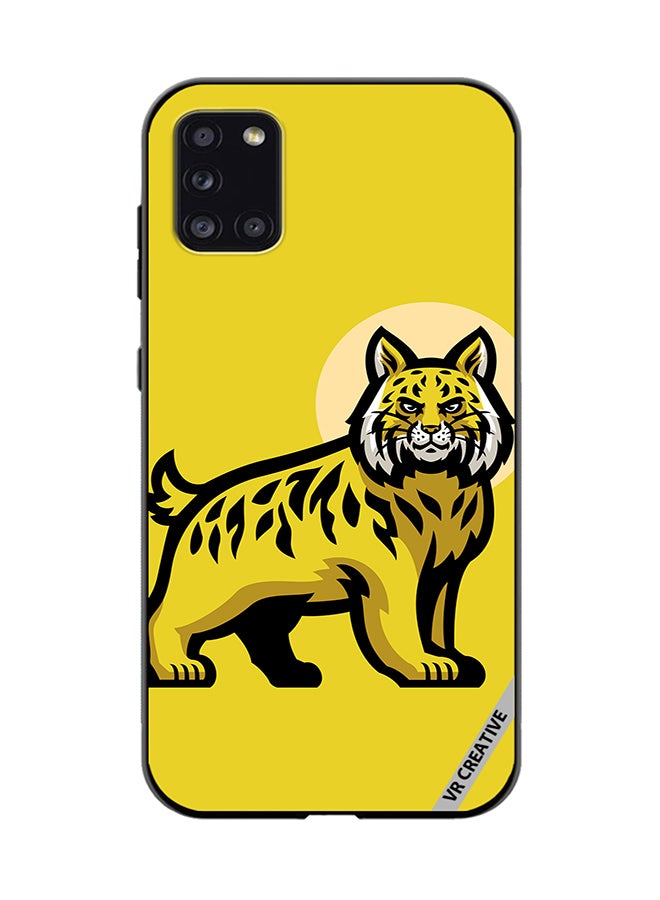 VR CREATIVE Protective Case Cover For Samsung Galaxy A31 Bobcat Design Multicolour - Image 1