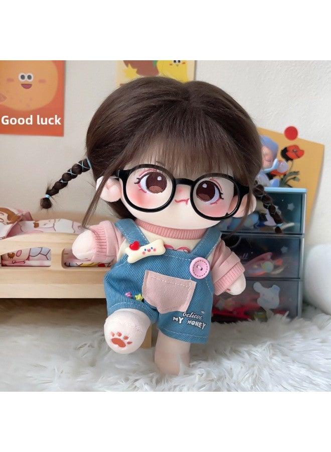 Hard To Coax Cotton Doll Female 20cm Doll Clothes Skeleton Nude Doll Gift Dress Plush Doll In Stock-Specifications:20cm (skeleton Has Been Taken Care Of)-Color: Hard To Coax Nude Baby + Puppy Sweater + Gifts - Image 3