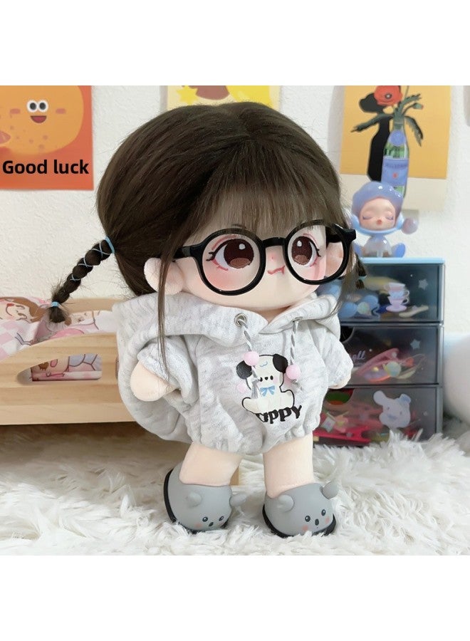 Hard To Coax Cotton Doll Female 20cm Doll Clothes Skeleton Nude Doll Gift Dress Plush Doll In Stock-Specifications:20cm (skeleton Has Been Taken Care Of)-Color: Hard To Coax Nude Baby + Puppy Sweater + Gifts - Image 4
