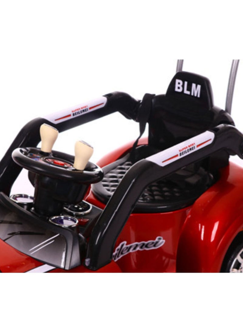 Electric Car For Kids Hand Push Dual-purpose Early Education Car