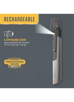 Micro Touch Titanium Trim PRO, Rechargeable Lighted Hair Cutting Tool and Body Groomer, Black  - Image 5