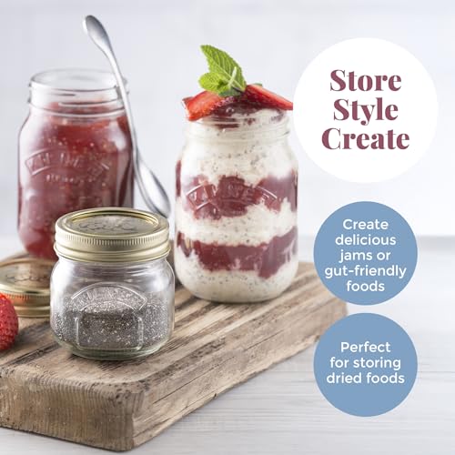 Kilner Premium 250ml Airtight Glass Preserving Jar with Screw Lid for Storing and Preserving | Eco Friendly, Leak Proof, Dishwasher Safe Kitchen Container - Image 5