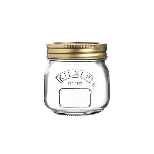 Kilner Premium 250ml Airtight Glass Preserving Jar with Screw Lid for Storing and Preserving | Eco Friendly, Leak Proof, Dishwasher Safe Kitchen Container - Image 1