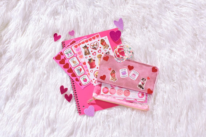 American Greetings Bulk Valentines Stickers for Kids, Hearts and Animals (688-Count) - Image 5