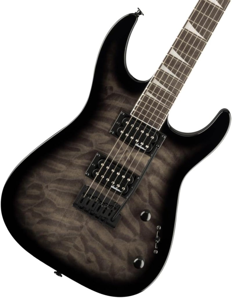 Jackson Dinky JS20 DKQ Electric Guitar  Transparent Black - Image 1