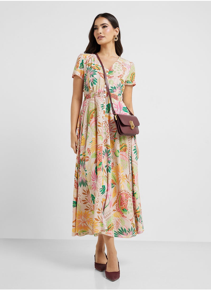 ELLA Floral Print Dress  - Image 1