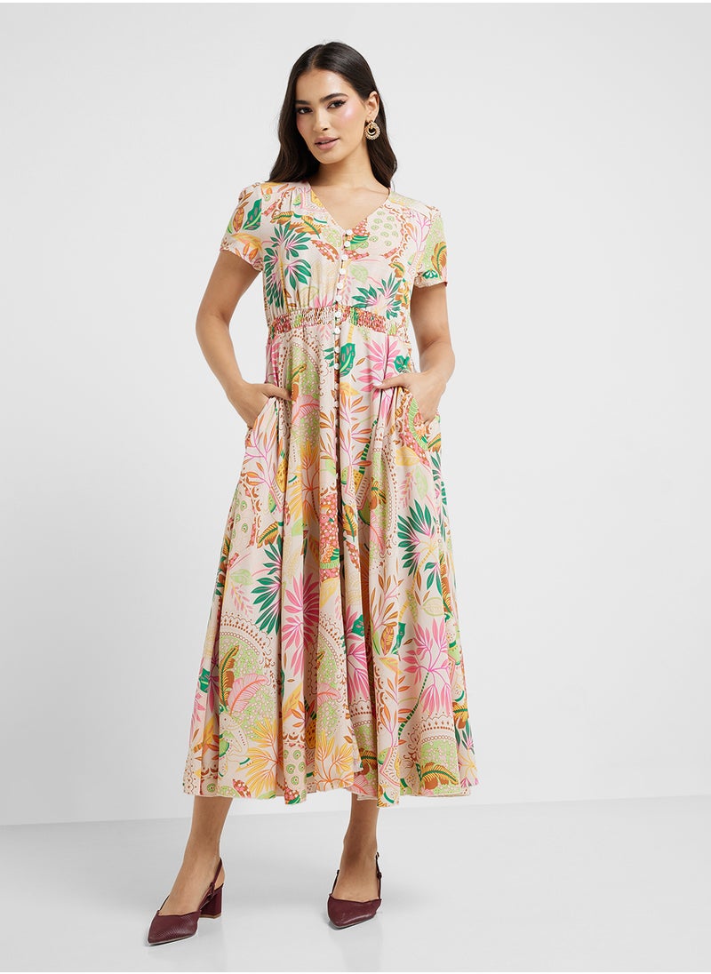 ELLA Floral Print Dress  - Image 4