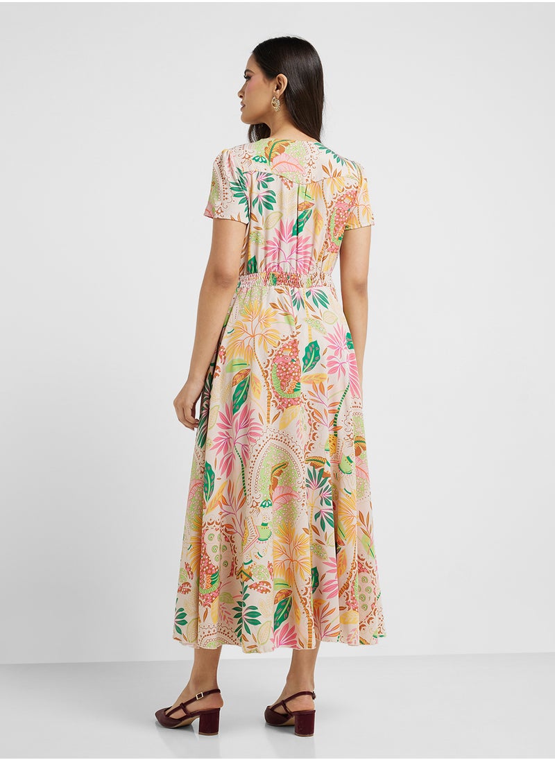 ELLA Floral Print Dress  - Image 2