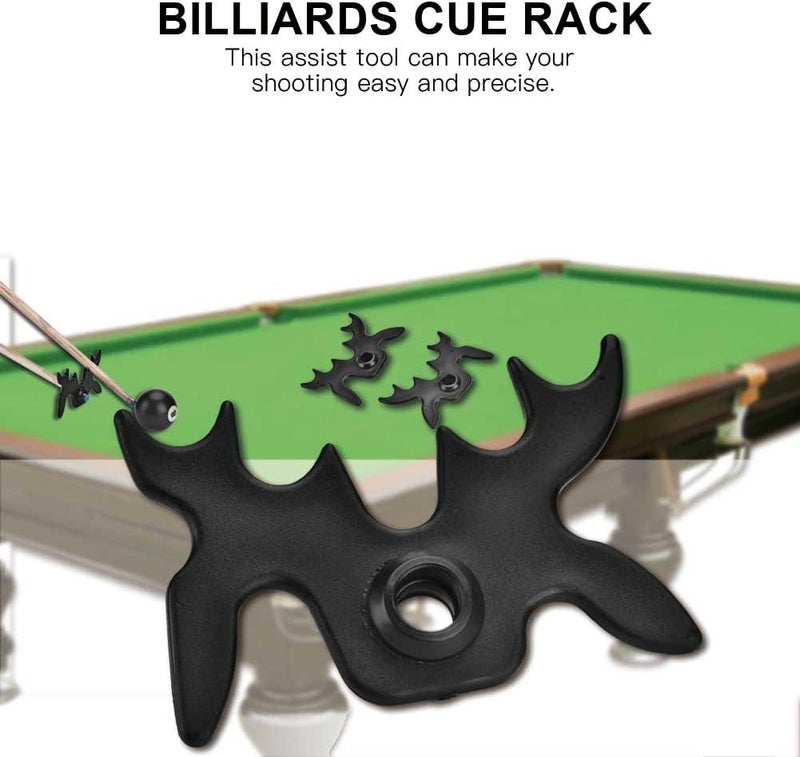 woobles Moosehead Bridge Head, Portable Billiards Cue Rack Antlers Rod Stick Pole Bridge Head Holder, 5Pcs- - Image 2