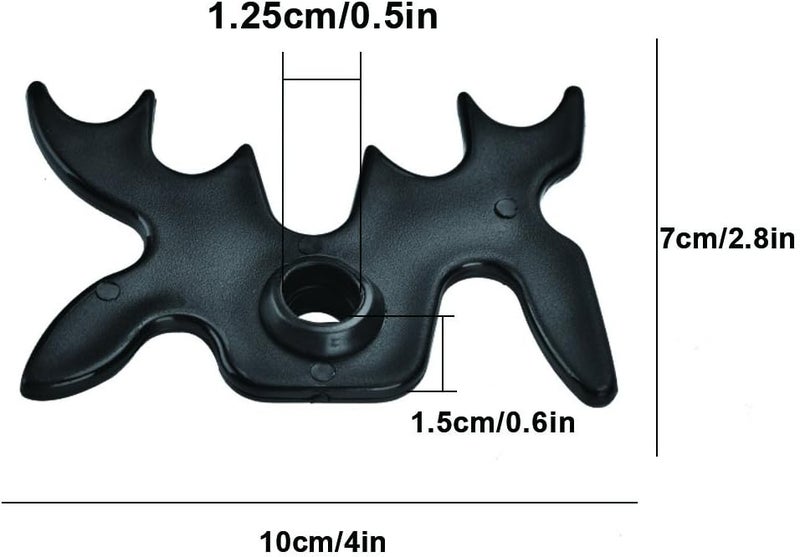 woobles Moosehead Bridge Head, Portable Billiards Cue Rack Antlers Rod Stick Pole Bridge Head Holder, 5Pcs- - Image 5