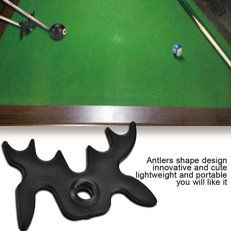 woobles Moosehead Bridge Head, Portable Billiards Cue Rack Antlers Rod Stick Pole Bridge Head Holder, 5Pcs- - Image 3