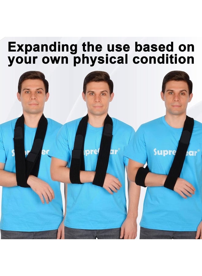 Genetic Sling for Arm Support, Adjustable Arm Sling for Shoulder Injury, Arm Slings for Wrist Injury, Shoulder Sling, Arm Slings for Elbow Injury for Broken Wrists Shoulders Injury for Men Women - Image 4