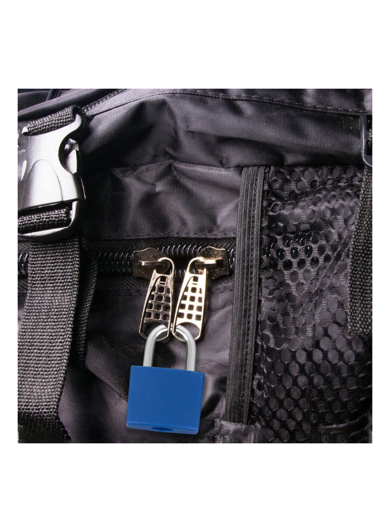 Y&D Suitcase Locks with Keys, Colored Plastic Casing Padlock Small Luggage Metal Mini Used for Student Bag Journal Piggy Bank, School Gym Classroom Matching Game Travel (Fresh Color, 8 Pieces) - Image 5