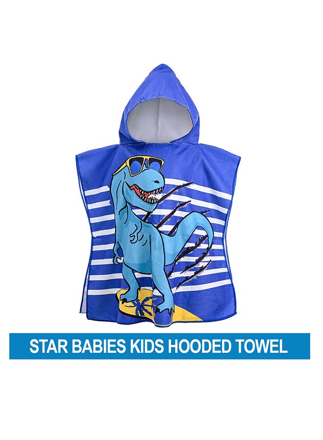 STAR BABiES Delightful Hooded Towel - Blue - Image 2