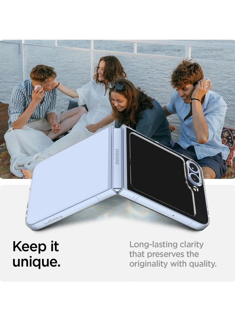TIGER Air Skin Case for Galaxy Z Flip 6 (2024) – Ultra-Thin, Crystal Clear Protective Cover, Lightweight Design, Scratch-Resistant, Slim Fit for Z Flip 6 - Image 5