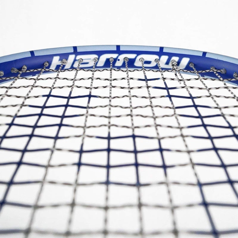 Harrow Junior Squash Racquet (Carolina/Royal Blue) - Image 3