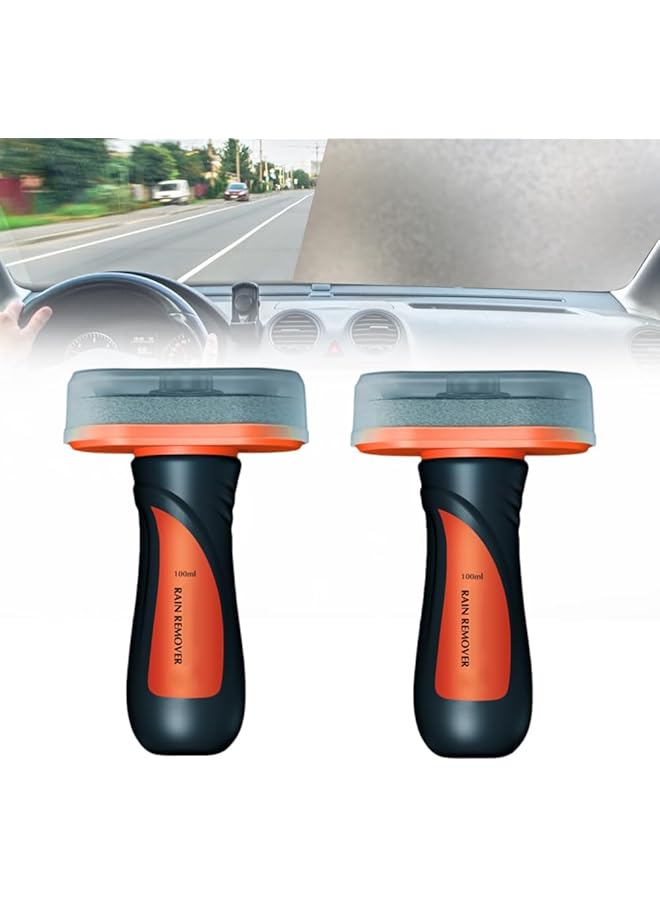 promass Glass Cleaning Board, 2 pack Upgrade Windshield Hydrophobic Glass Coating for Windshield, Automobile Windshield Rain Cleaner Automotive Windows Cleaning for Improves Clarity and Visibility - Image 1
