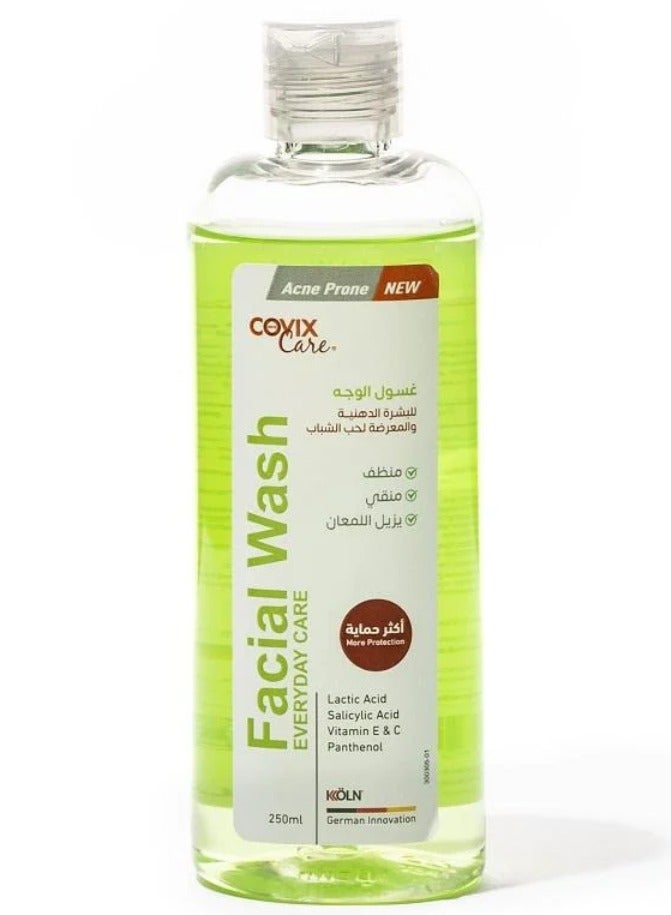 covix care Facial Wash for Oily and Acne Prone Skin 250 ml