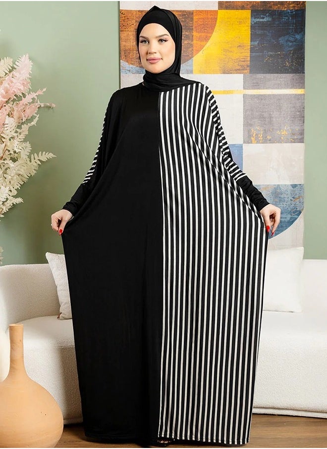 زمرد ثوب صلاة چيرسيه سعودي عملي مع غطاء الرأس من زمرد فاشون  - Image 2