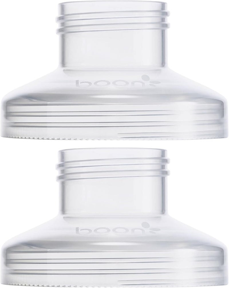 Boon Nursh Pump Adapter, Wide Neck Bottles, White - Image 1