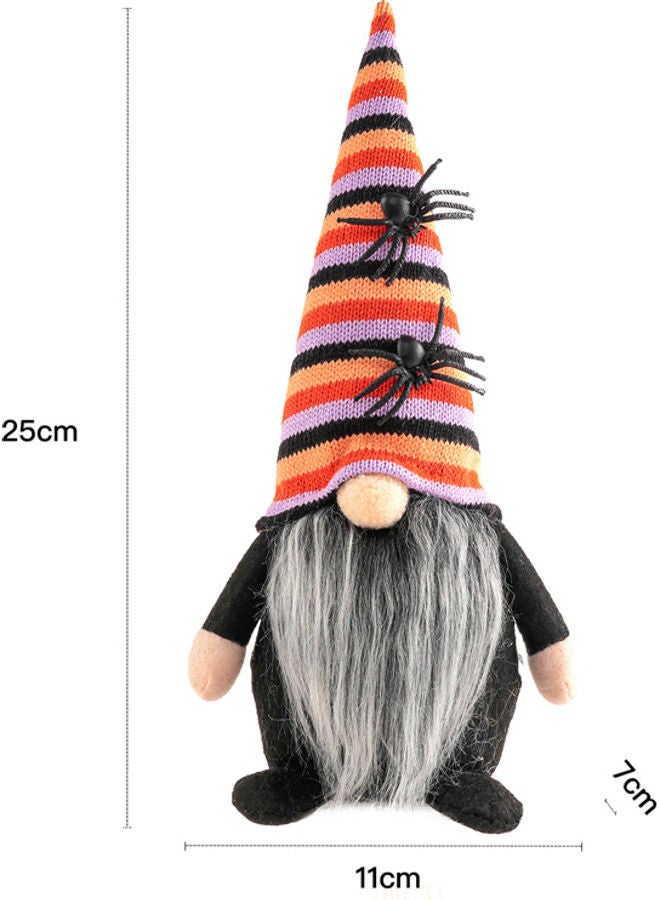 Loquat Long Legs With Broom Dwarf Faceless Doll Ornaments Multicolour