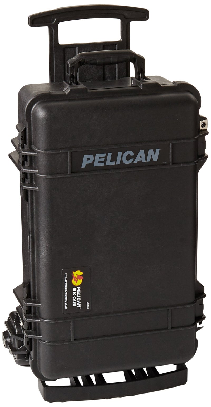 Pelican 1510M Carry-On Case With Foam (Black) - Image 1